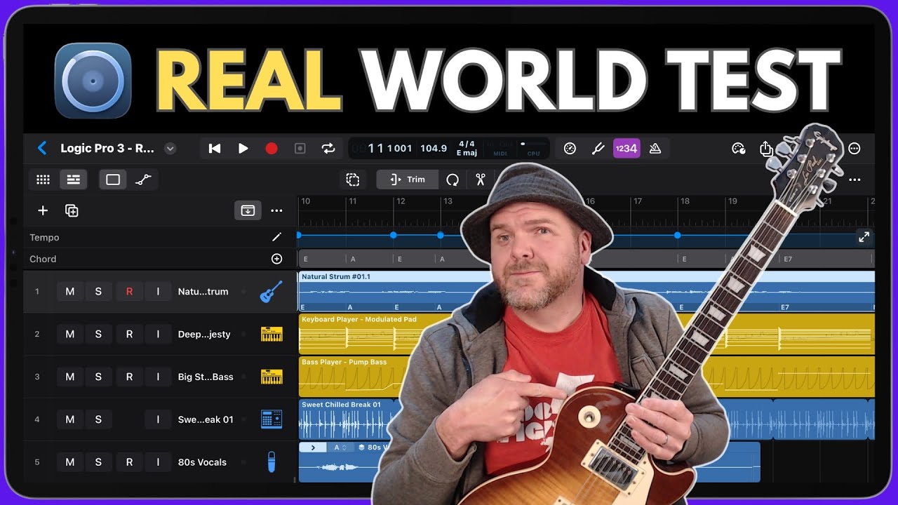 Logic Pro для iPad 3.0 | Тест в реальных условиях