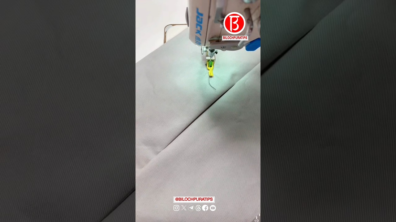 Invisible pocket method Sewing Tutorial