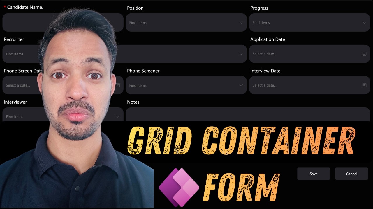 Power Apps Custom Form Design Tutorial | Grid Container + Patch + Modern Controls