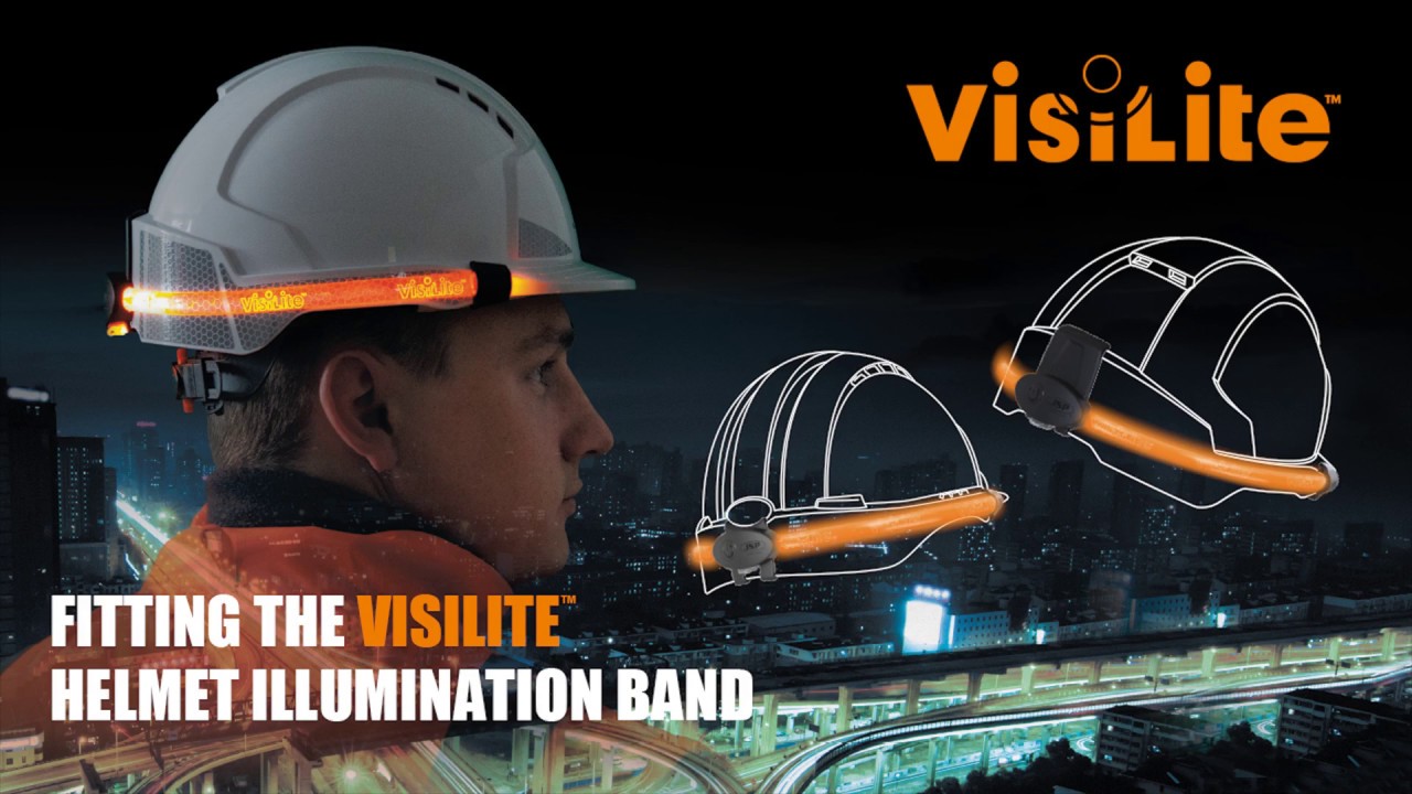 How to fit the JSP VisiLite onto your Evolution® safety helmet