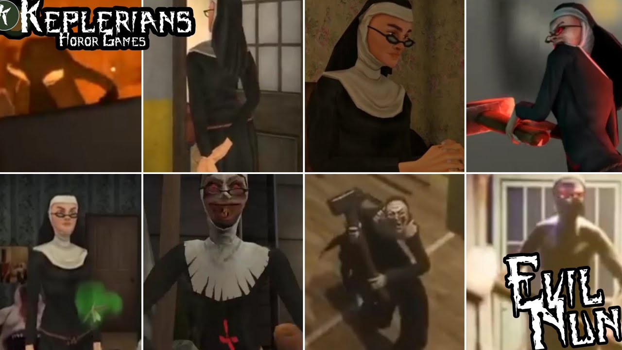 Evolution of Evil Nun Models|Jumpscares & Gameplay|Keplerians Horror Games
