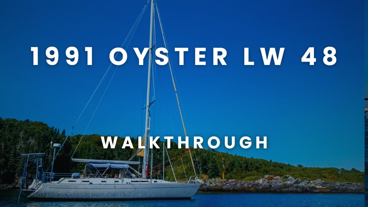 1991 Oyster Lightwave 48 Walkthrough by Capt. Andy Deen at Preferred Yachts