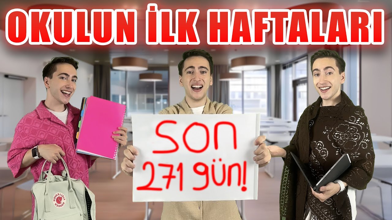 Okulun İlk Haftalarındaki &Ouml;ğrenci ve &Ouml;ğretmen Tipleri