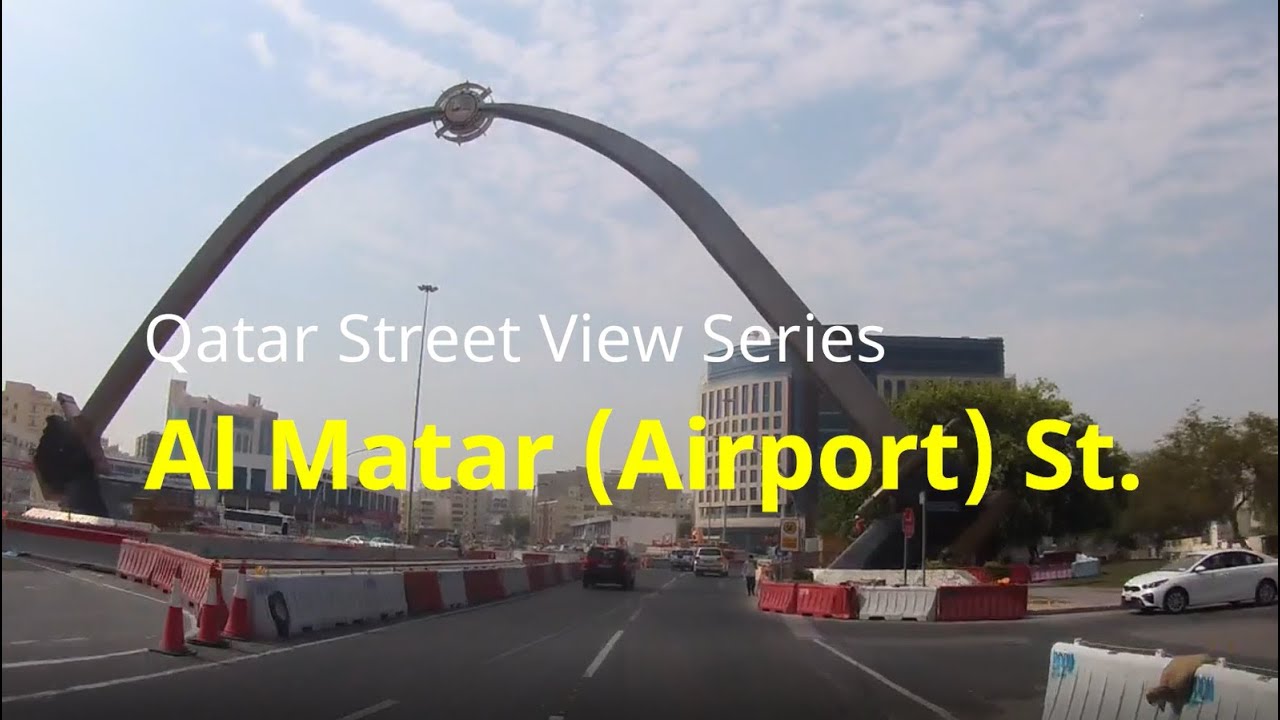 Al Matar St also known as (Old) Airport Road - Doha | Driving around Qatar