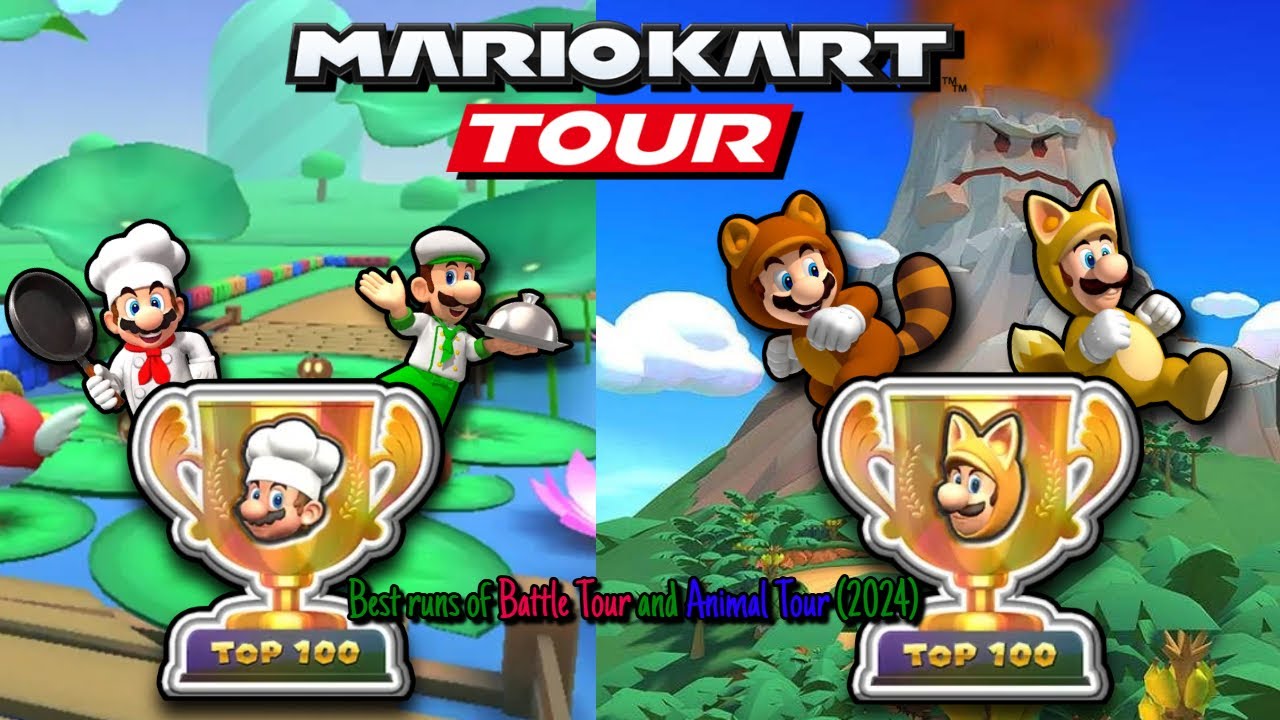 Mario Kart Tour - Best Races from Battle & Animal Tour 2024