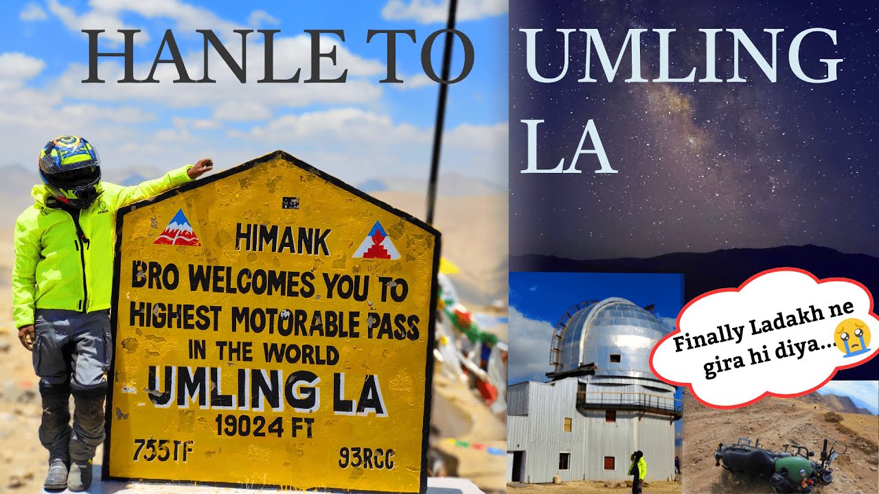 Delhi to Ladakh 2024 | Hanle to Umling La | Day 6 | Conquering The Umling La
