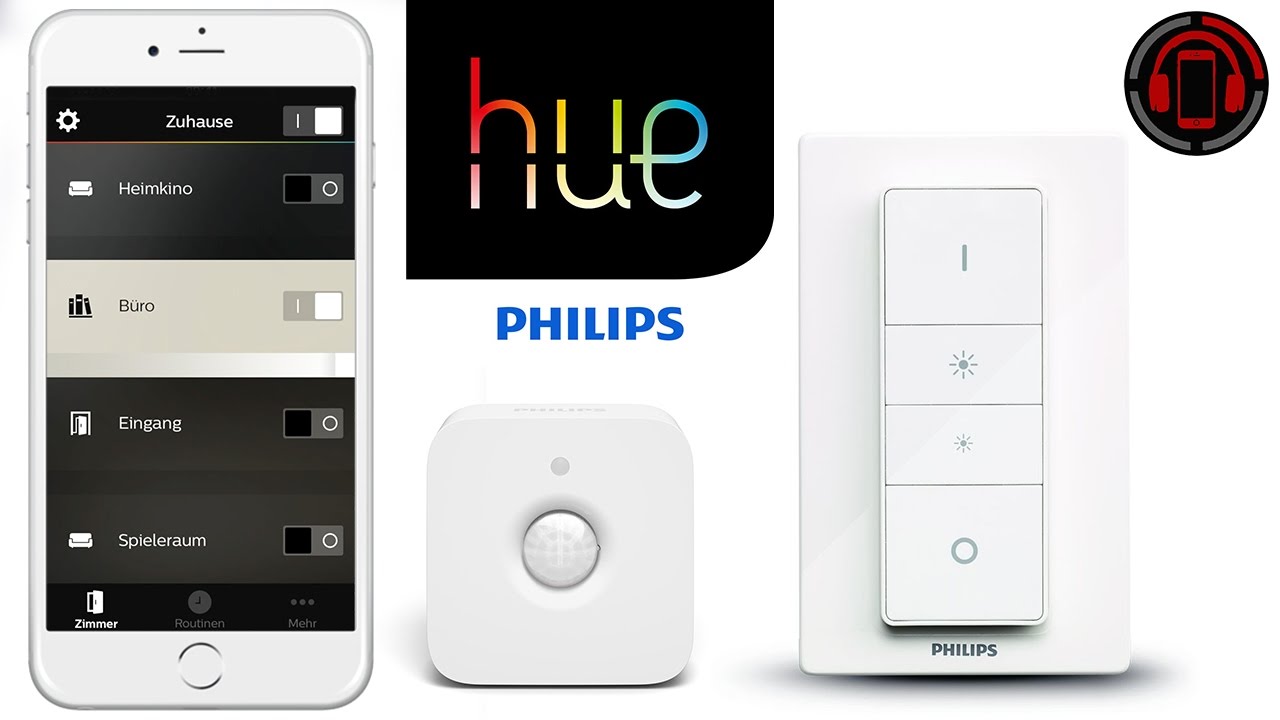 Philips Hue Dimmer & Bewegungssensor Einrichtung & App Review [Deutsch/German]