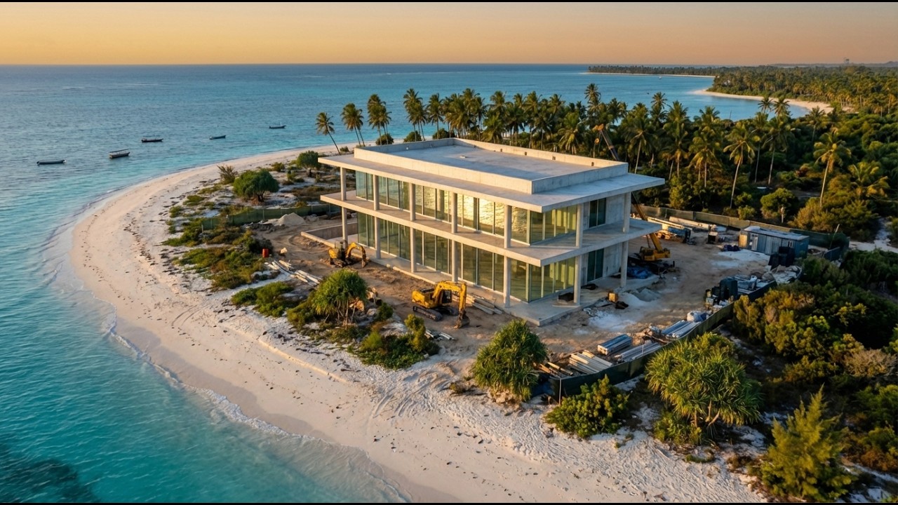 Construcción de una mansión de 712 millones de pesos en una península aislada