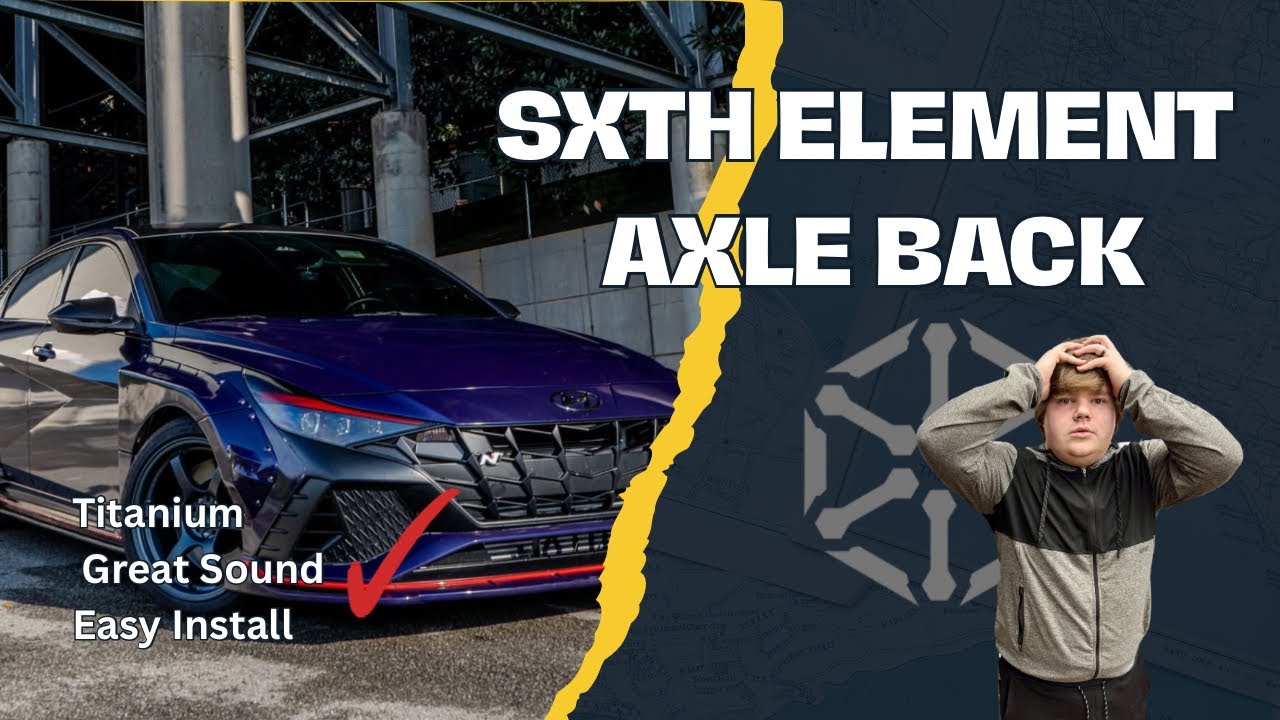 How to Install the SXTH Element Titanium Axle-back on Your Hyundai Elantra N (With Sound Comparison)