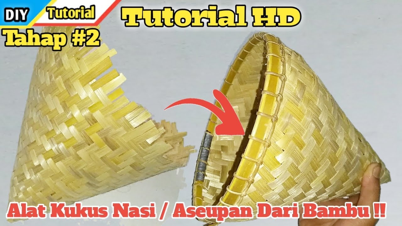 Cara Membuat Aseupan Dari Bambu || Alat kukusan nasi jaman dulu !!