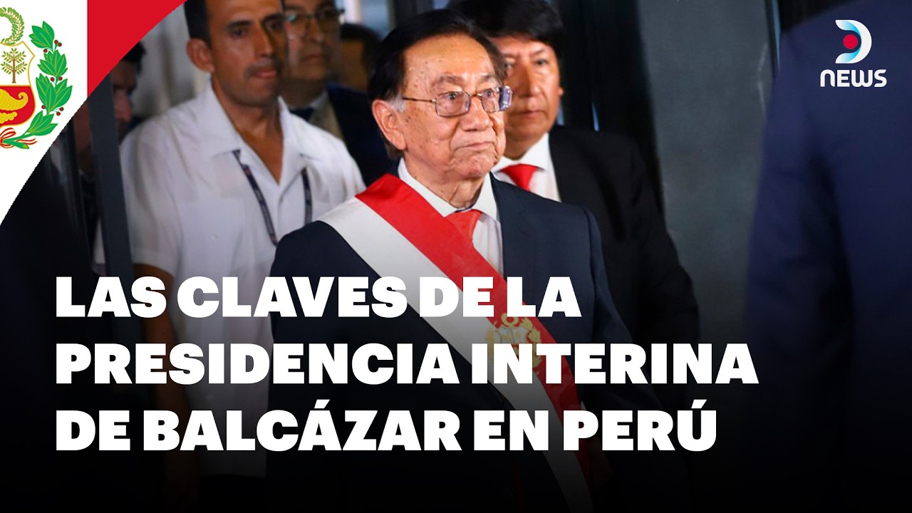 Perú tiene nuevo presidente: los ejes de gobierno de José María Balcázar | DNews