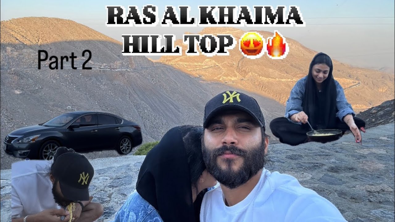 Part 2 at JABAL JAIS 😍🔥 #mrjr #sanahraizy #raizy #uae #jabaljais #couples #rasalkhaima #jrbroz
