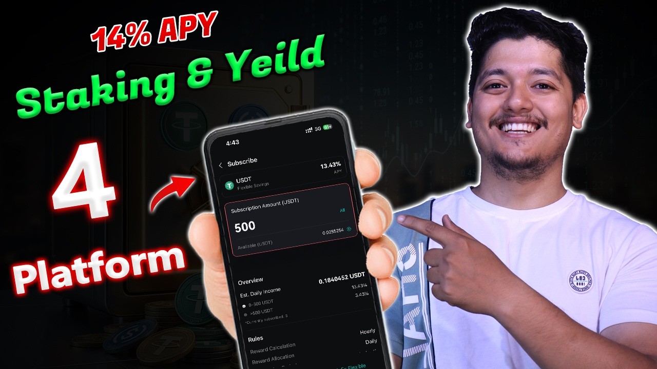$USDT & $USDC 🤑 - Top 4 Staking Platform 14% APY In 2026 📈 - High APY Staking Coins Worth Holding 🌱