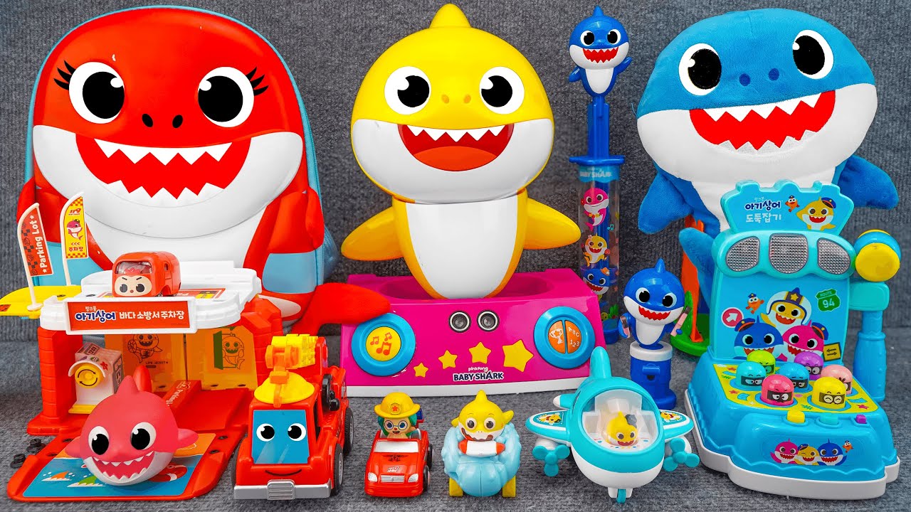 61 Minutes BABY SHARK Collection Unboxing - Satisfying Unboxing WowWee Baby Shark Dancing DJ Playset