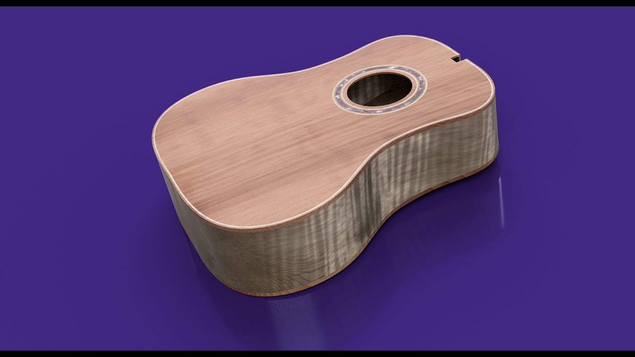 Acoustic Guitar Design in Fusion360, Part 7 The Sides and Body