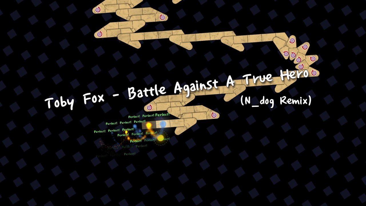 [ADOFAI Custom]Toby Fox - Battle Against A True Hero (N_dog Remix)