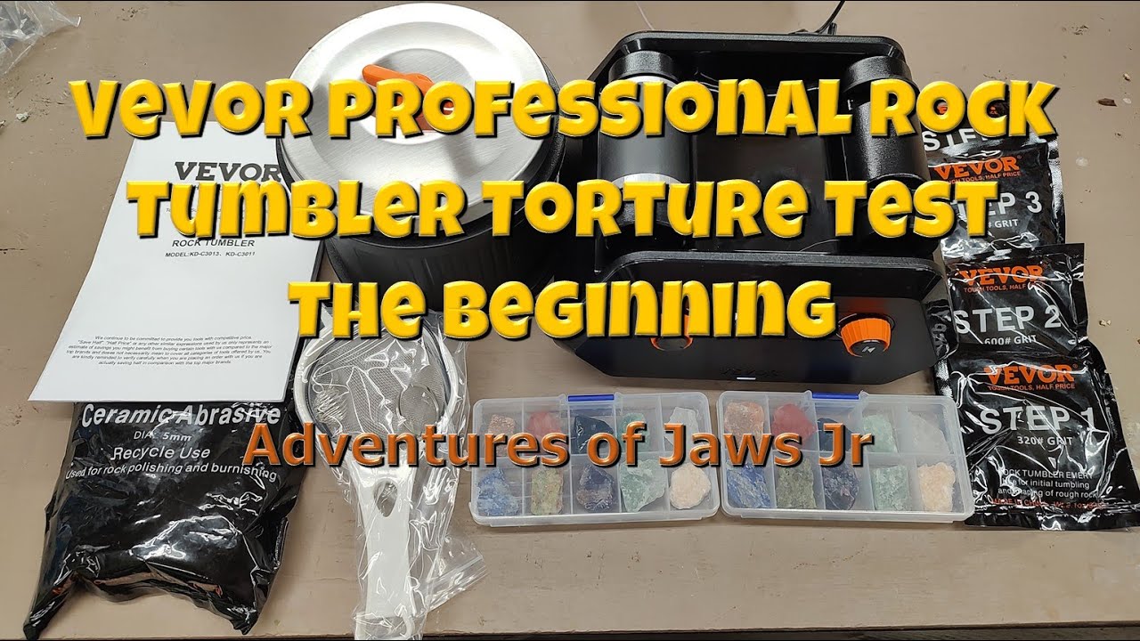 Vevor Professional Rock Tumbler Torture Test - The Beginning
