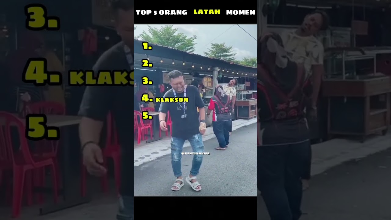 top 5 orang latah momen #fyp #latah #lucu #ngakak