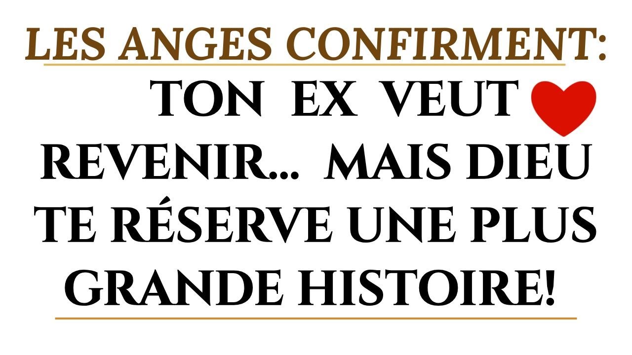 MESSAGE DU CIEL: TON EX PLEURE POUR UNE CHANCE 🙏 MAIS DIEU T’ENVOIE VERS TON VRAI AMOUR!