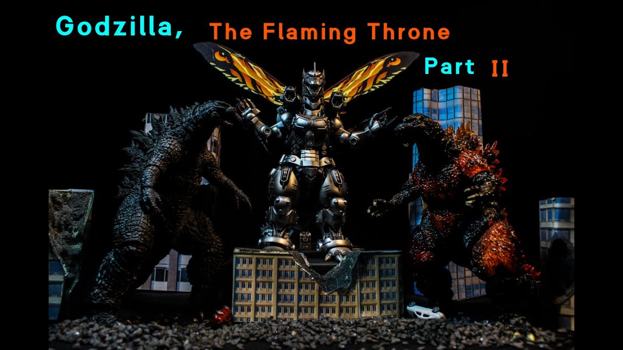 Godzilla, The Flaming Throne Part II (SH Monsterarts Godzilla Stop Motion)