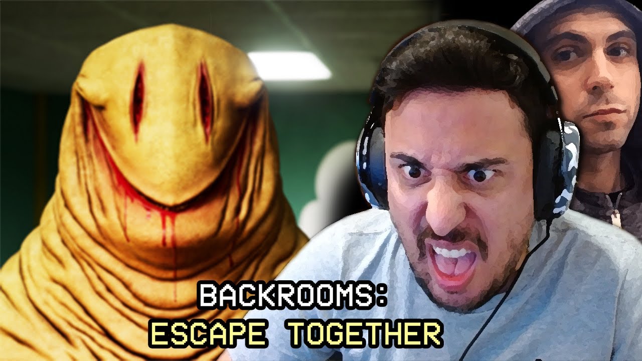 ATRAPADOS en BACKROOMS ESCAPE TOGETHER #1 c/ Vegetta