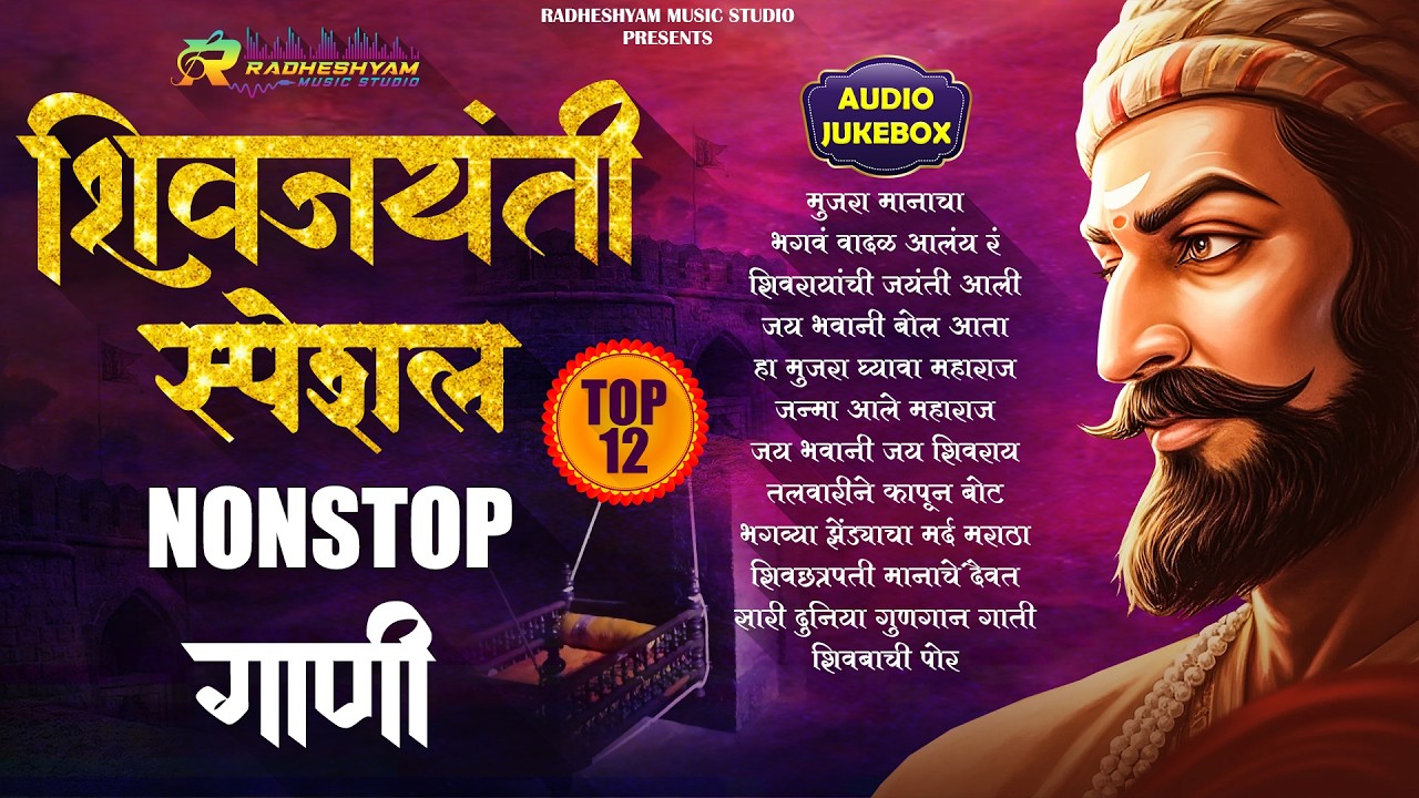 शिवजयंती स्पेशल नॉनस्टॉप गाणी | Shivaji Maharaj Songs | Shivjayanti Songs | Raddheshyam Music Studio