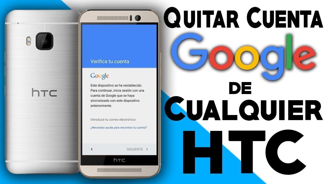 Eliminar cuenta Google de Cualquier HTC 5.0,5.1,6.0,6.1,7.0 | Sin PC | NUEVO MÉTODO Febrero 2020