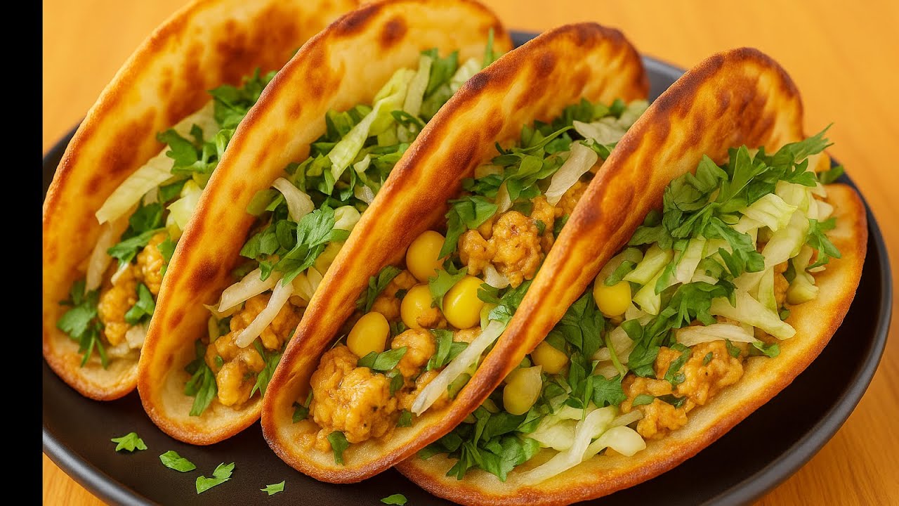 Tacos Recipe with Shell | Chicken Tacos Made Easy – Juicy, Crunchy, Spicy!