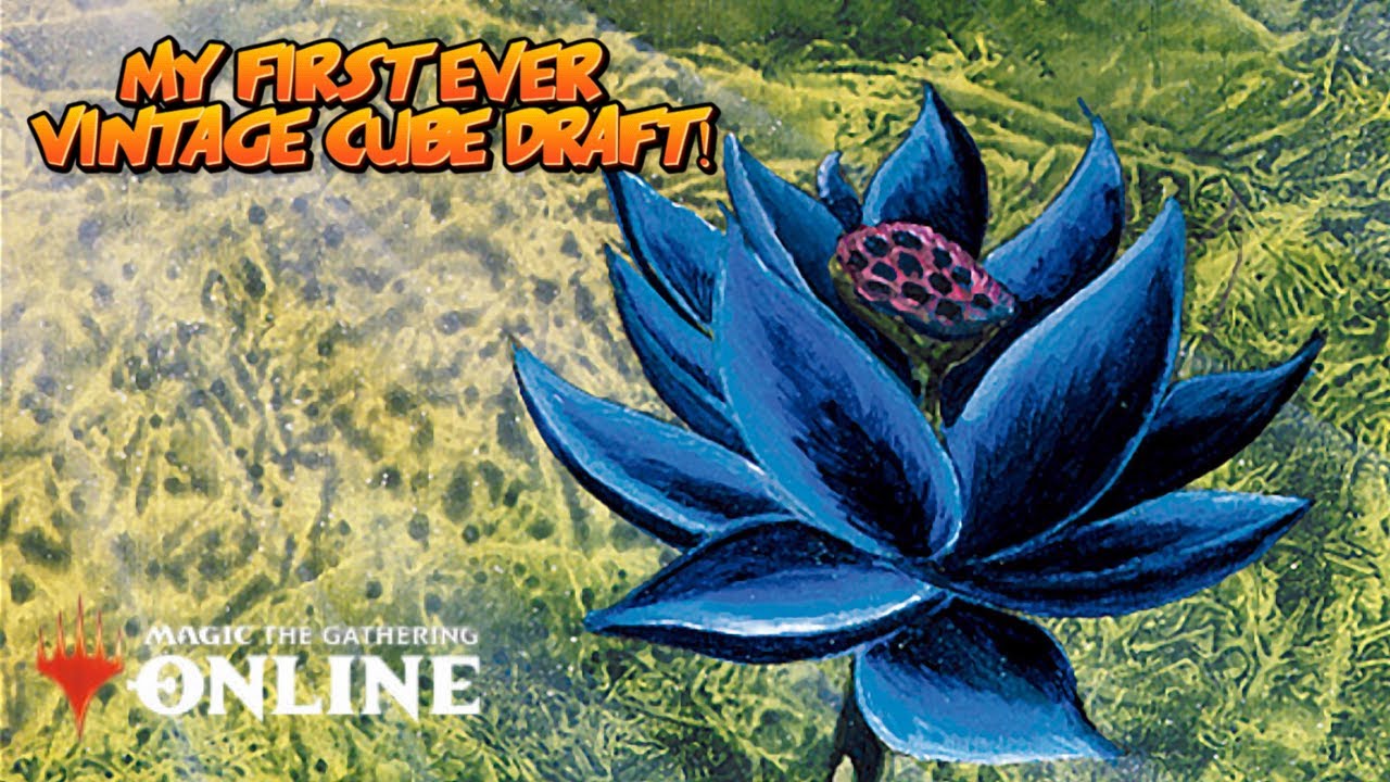 My First Ever Vintage CUBE Draft on MTGO! Blessed with a Black Lotus