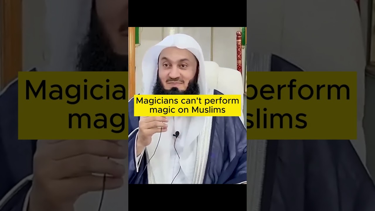 Magic doesn't work on Muslims - Follow Islam to be safe Insha Allah - Mufti Menk #shorts