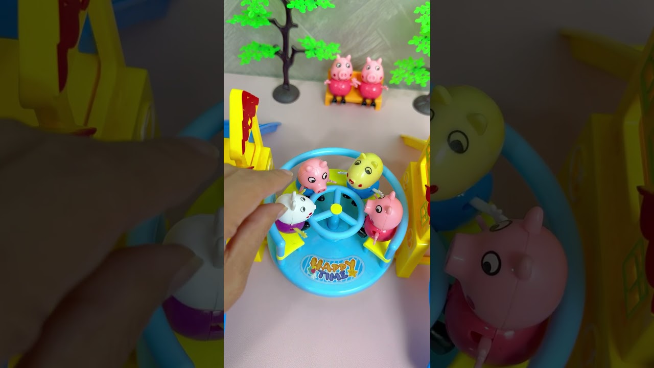 Satisfying with Unboxing & Review Peppa Pig Slide Fun #asmr #unboxing #peppapig #toyhouse