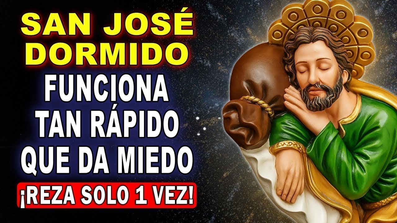 Haz esta ORACIÓN a SAN JOSÉ DORMIDO 😴 Tu PROBLEMA más DIFÍCIL se resolverá HOY 🙏