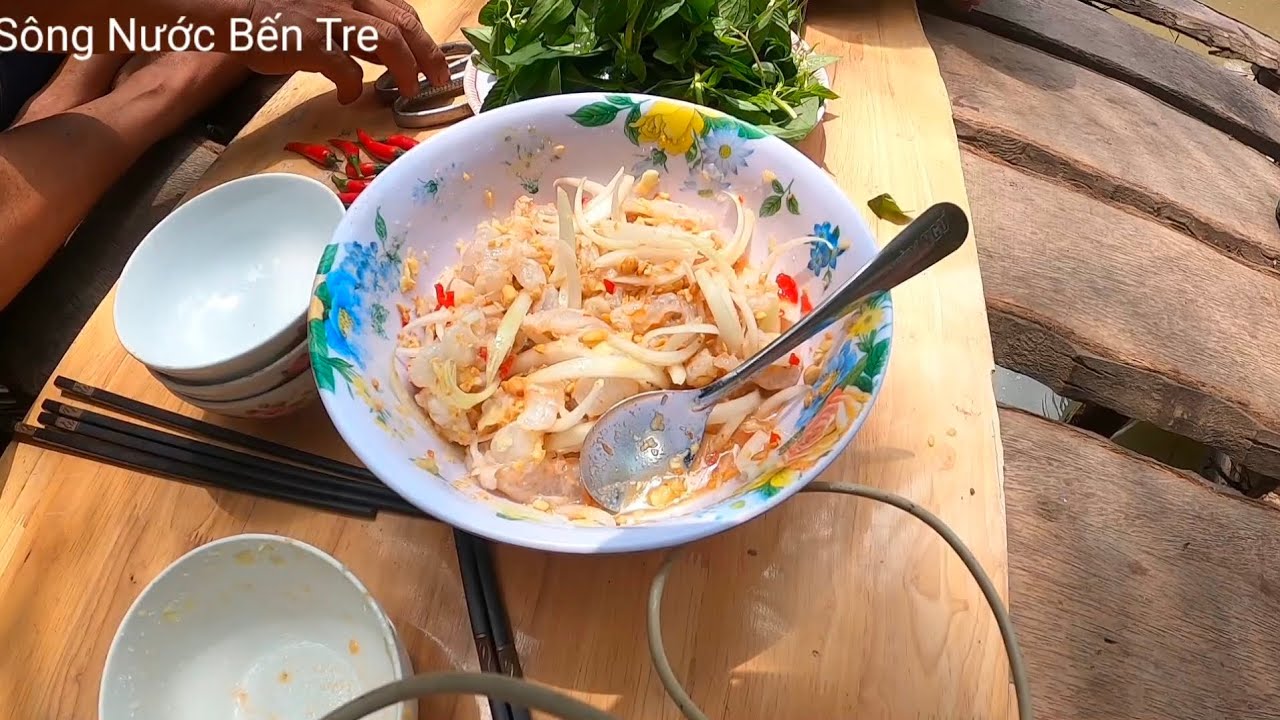 Chuyến Đi Câu Tôm Và Món Gỏi Tôm - Sông Nước Bến Tre 