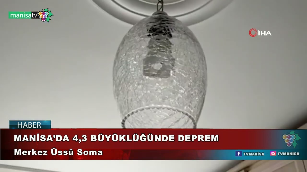 MANİSA&rsquo;DA 4,3 B&Uuml;Y&Uuml;KL&Uuml;Ğ&Uuml;NDE DEPREM
