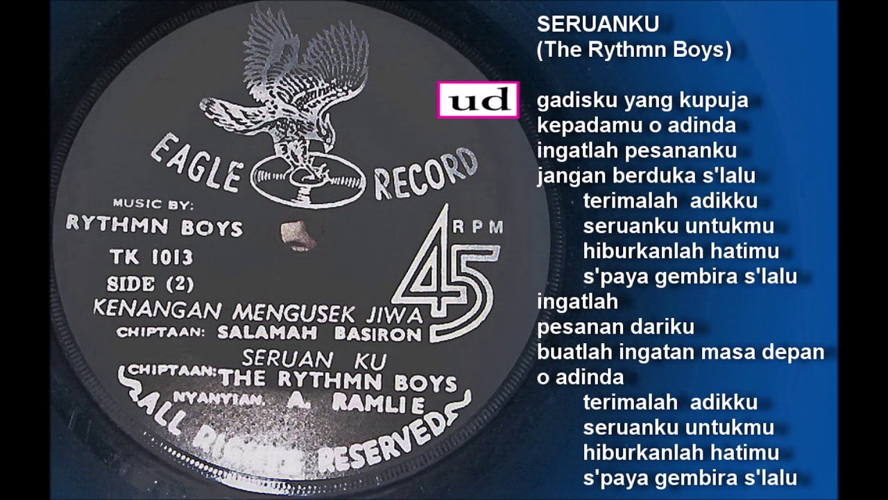 A. Ramlie & The Rythmn Boys - Seruanku (The Rythmn Boys) - 1966