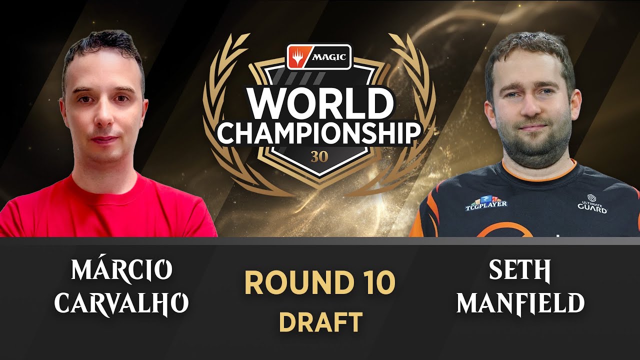 Round 10 | Márcio Carvalho vs Seth Manfield | Draft | #MTGWorlds
