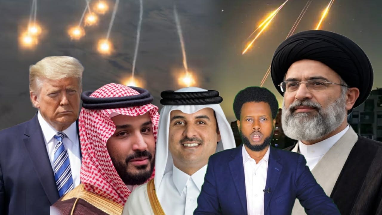 Weerarka lagu qaaday Qatar, goobaha gubanaya, isbedelka dagaalka & go'aanka !raan & Carabta ee caawa