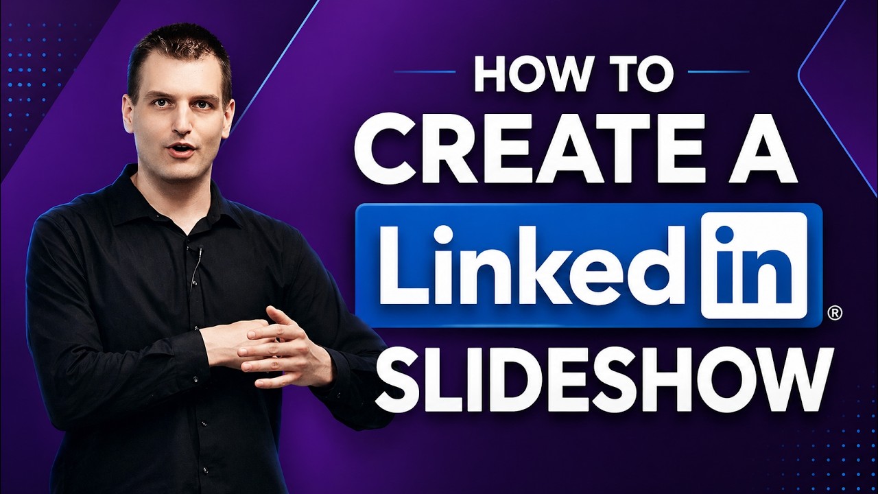 LinkedIn Carousel Post: How to create a Slideshow (Document) as a LinkedIn post?