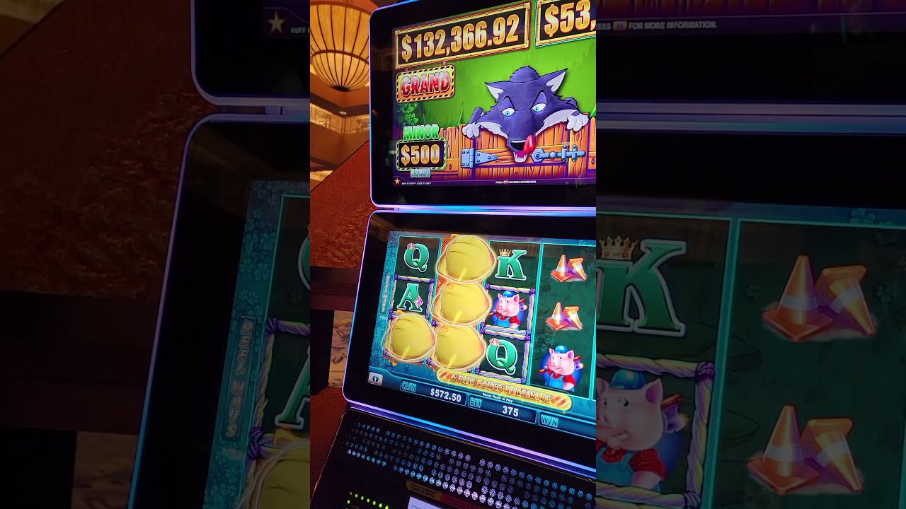 High Limit Huff N Puff HANDPAY JACKPOT #shorts