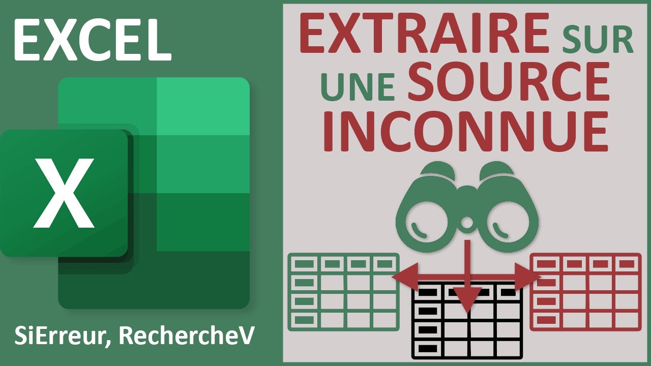 Recherches Excel sans connaître la bonne base de données