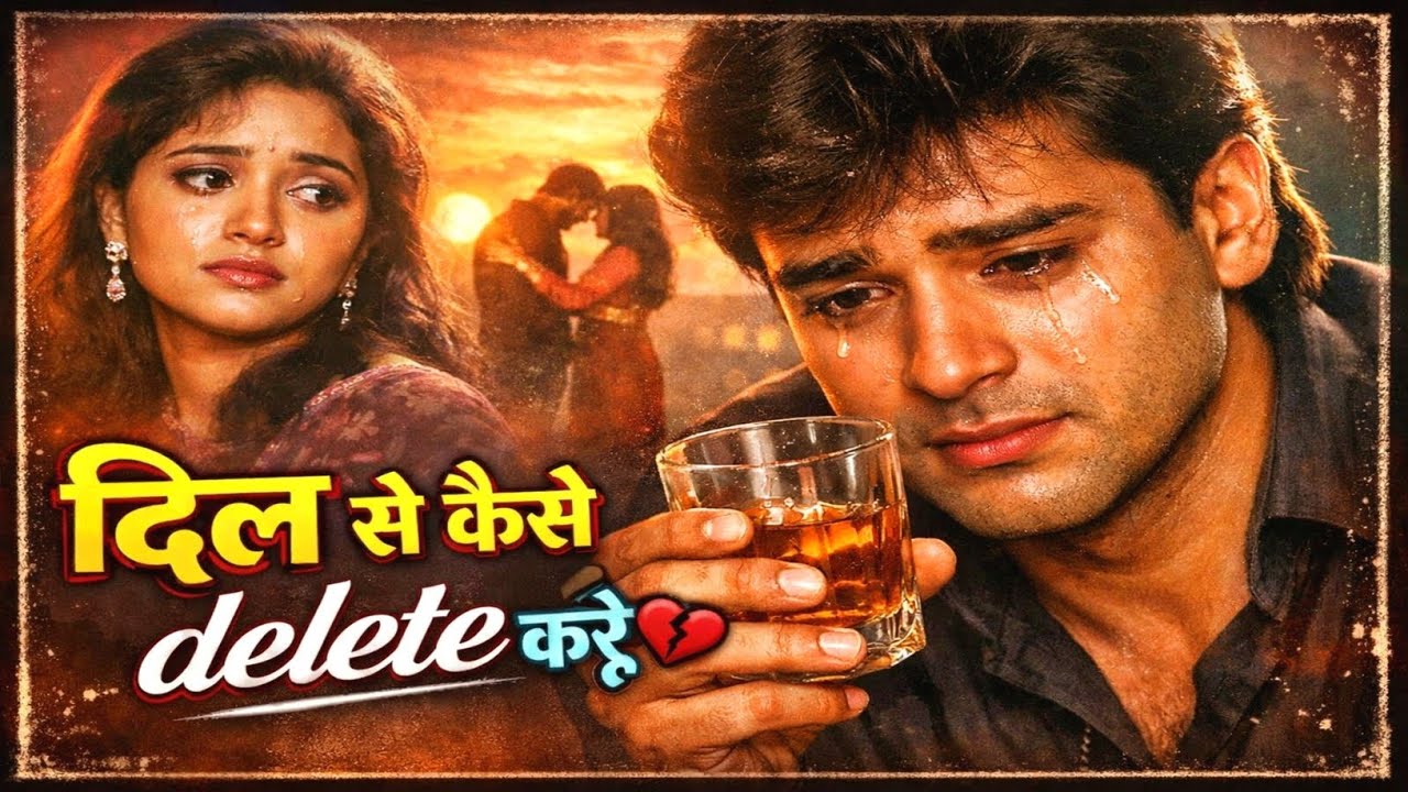 दिल से कैसे Delete करूँ 💔 | 90's Bollywood Sad Song | Heartbroken Love Song | Hindi Sad Song 2026 