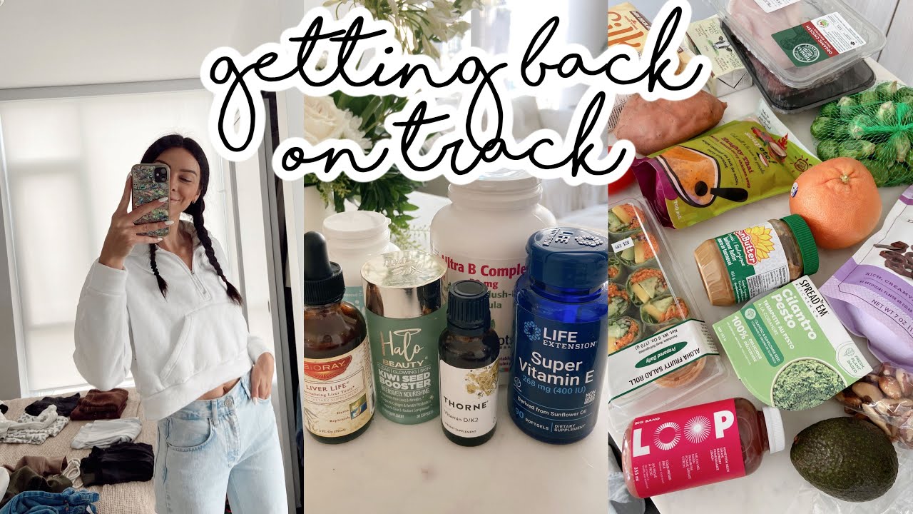Getting Back On Track | Whole Foods haul, supplement routine, closet clean out