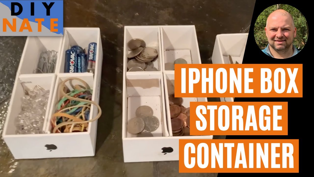 Превратите старую коробку от iPhone в ящик для хранения вещей! Лайфхак по переработке и повторном...