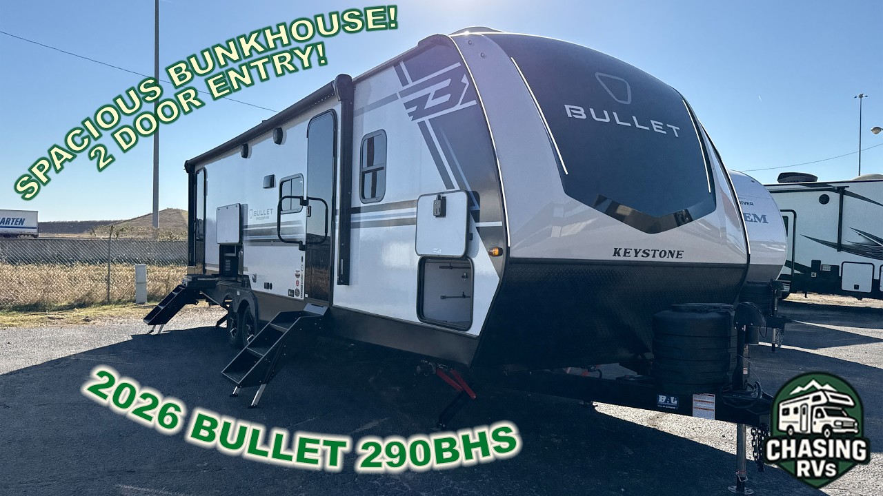 Spacious Bunkhouse Camper! 2026 Bullet 290BHS Walkthrough