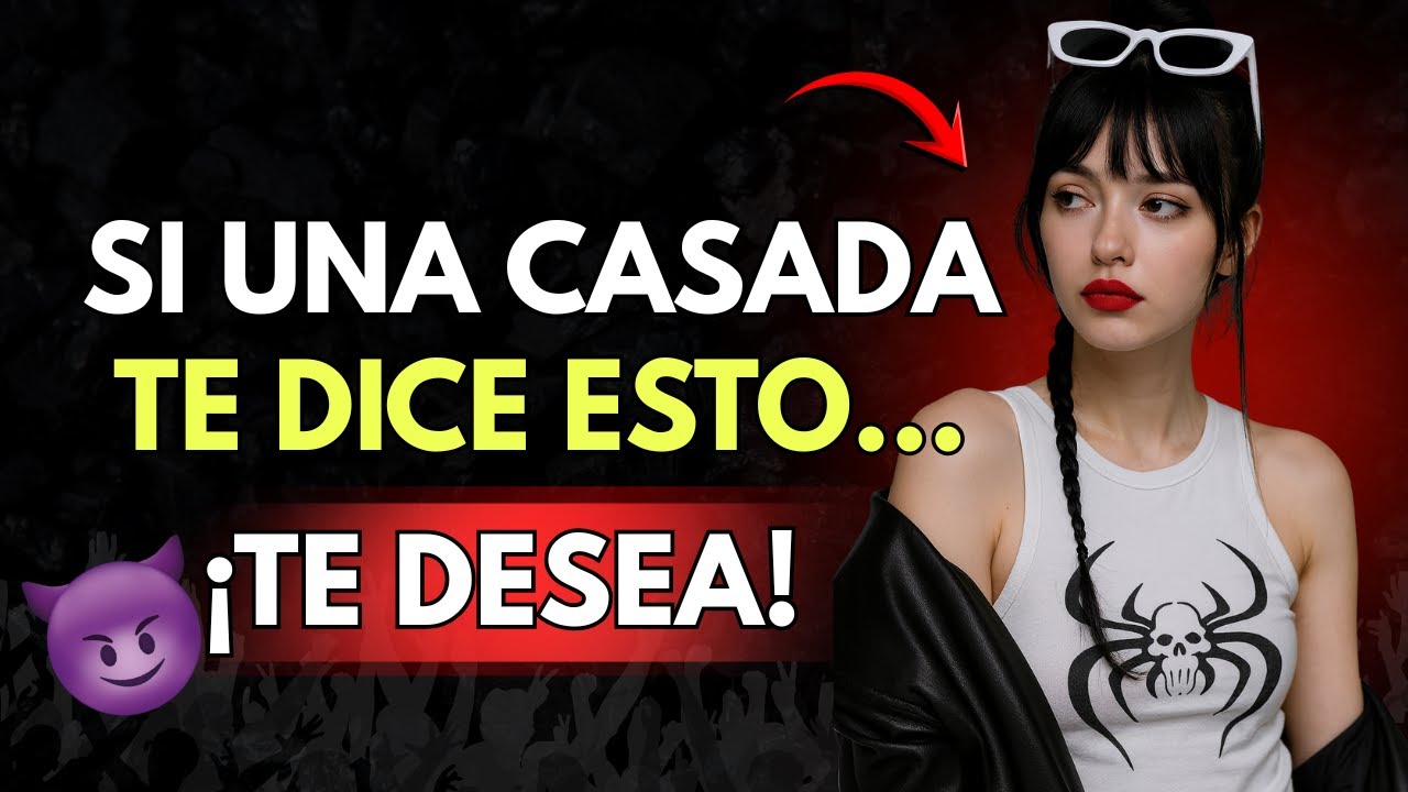 😈 ESTAS son 5 COSAS que una MUJER CASADA suele decir cuando ELLA TE DESEA | ESTOICISMO