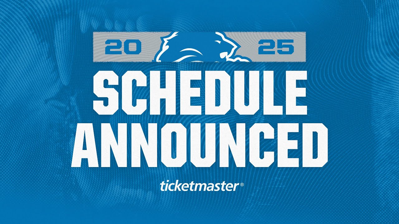 Detroit Lions 2025 Schedule Reveal Show