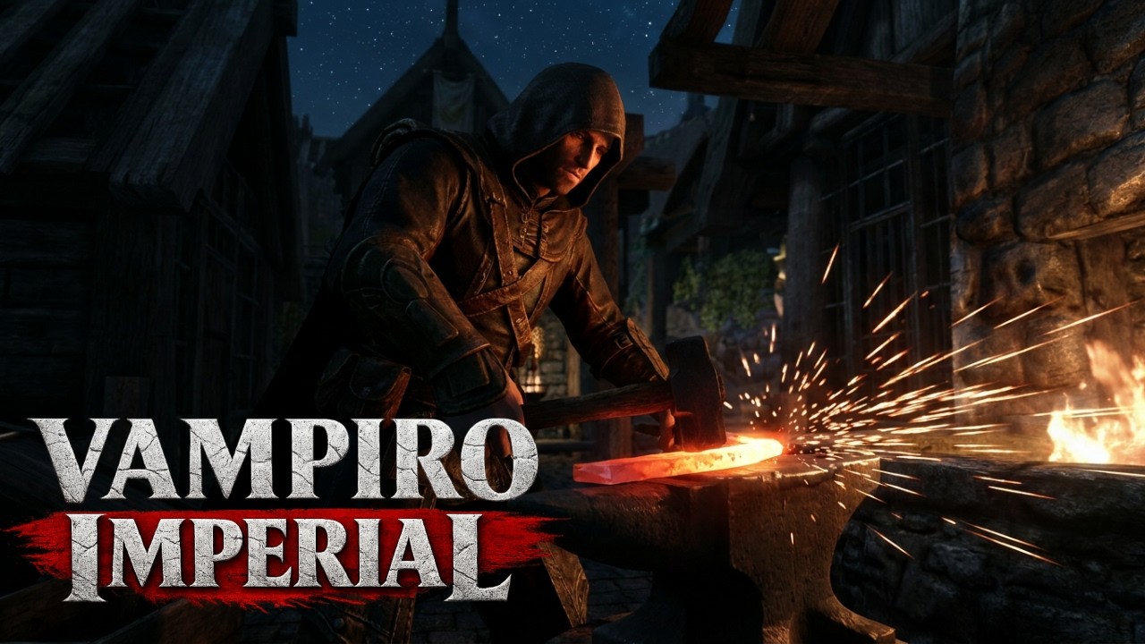 Sacrosanct - Vampiro Imperial: Skyrim | Ep. 18 - A Ca&ccedil;a ao Fugitivo e Ferraria N&iacute;vel 40!