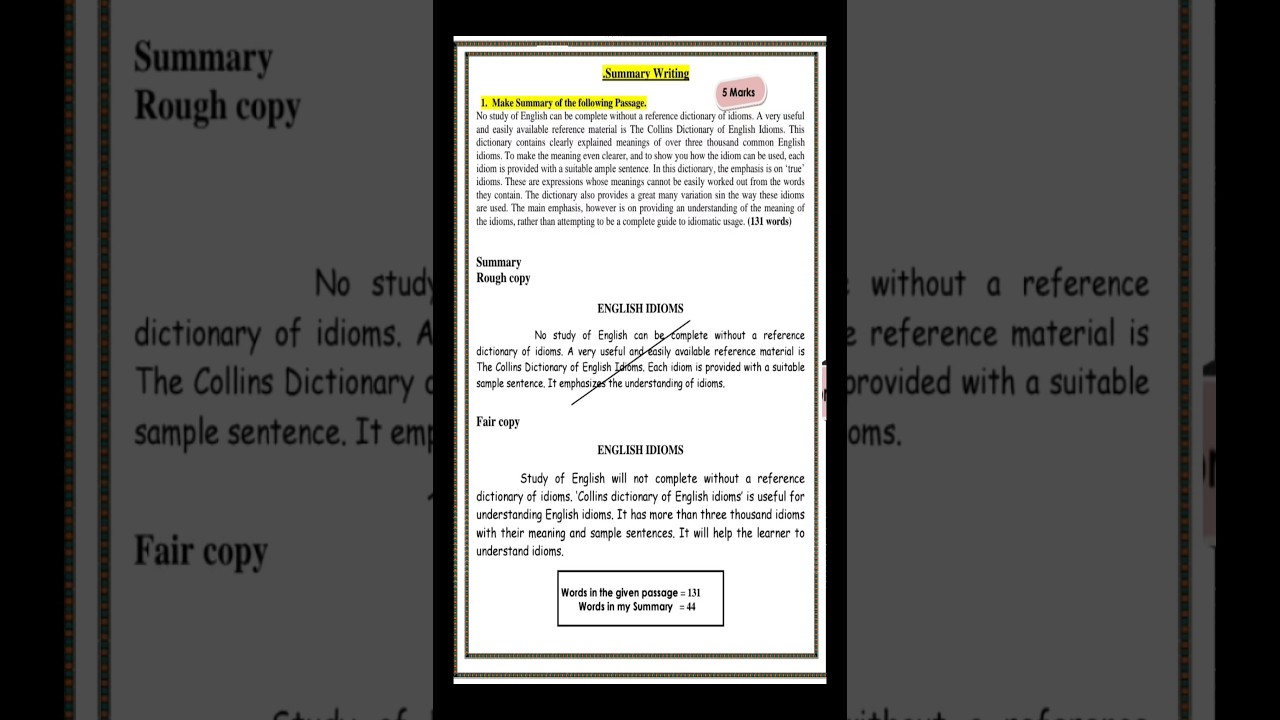 Summary Writing - 9th and 10th exam important Grammar questions 2025 #exam#10th#9th@HarisKalvi