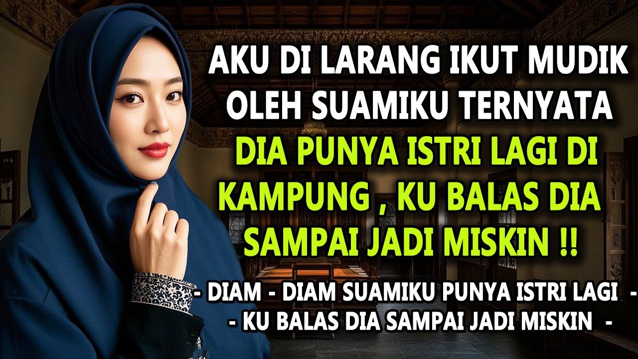 AKU DI LARANG IKUT MUDIK SUAMIKU TERNYATA DIA PUNYA ISTRI LAGI DI KAMPUNG #novelromantis #drama