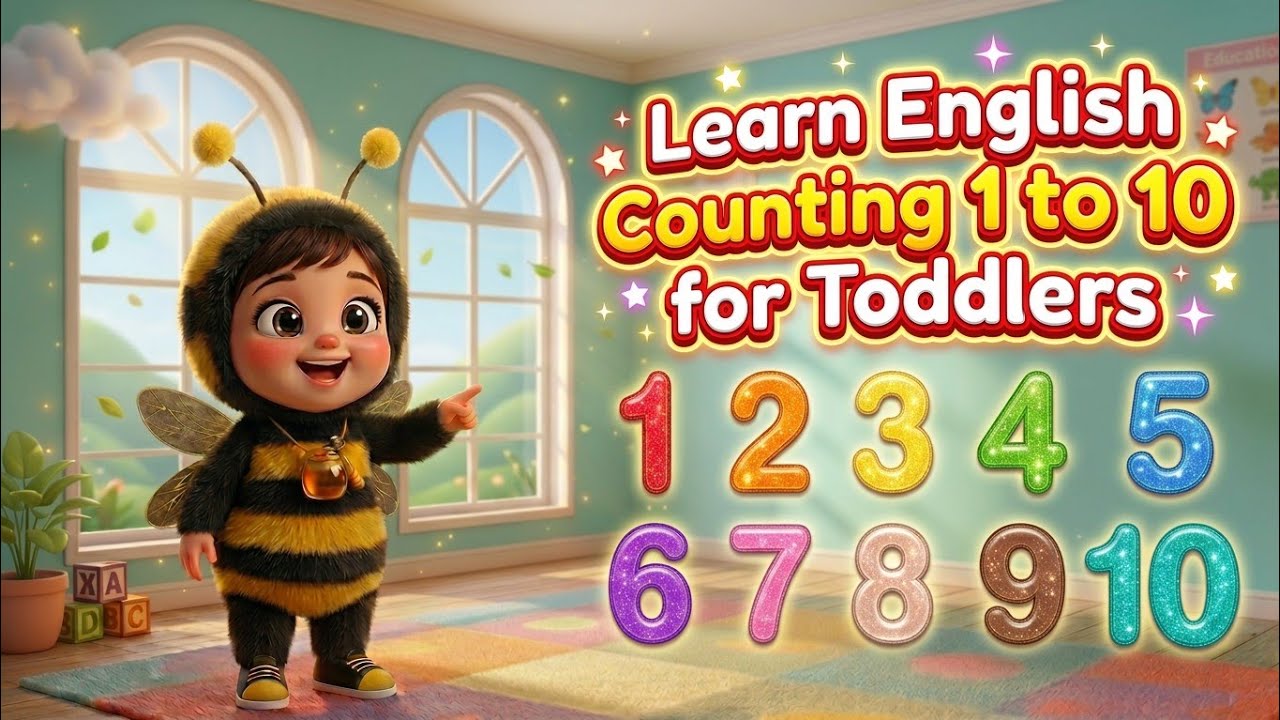 Learn Counting 1 to 10 for Toddlers | Numbers Song for Kids | English Counting
